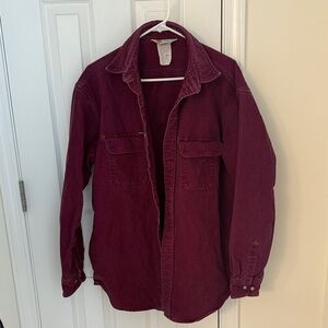 Carhartt Men's Deep Red Shirt Jacket